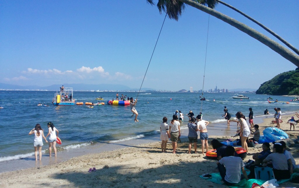 能古島キャンプ村・海水浴場