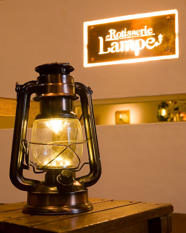 Rotisserie Lampe